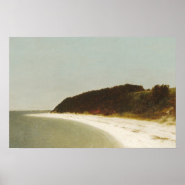 Landschaftsbild des Strandes Klassische Kunst Poster