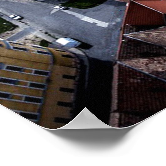 Landschaftsbild Esztergom Poster (Ecke)