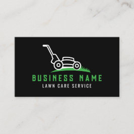 Landschaftsbild für die moderne Rasenpflege Visitenkarte