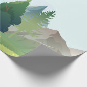 Landschaftsbild Geschenkpapier (Ecke)