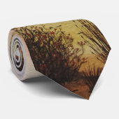 Landschaftsbild Herbstfarben Krawatte (Gerollt)
