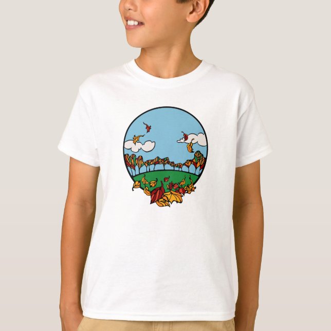 Landschaftsbild im Herbst T-Shirt (Vorderseite)