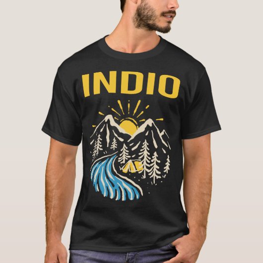Landschaftsbild Indio T-Shirt (Vorderseite)