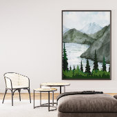 Landschaftsbild Kunst Leinwanddruck