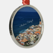 Landschaftsbild Madeira, Portugal Ornament Aus Metall (Rechts)