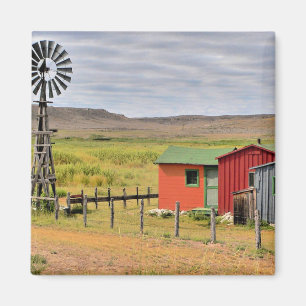 Landschaftsbild Nebraska Magnet