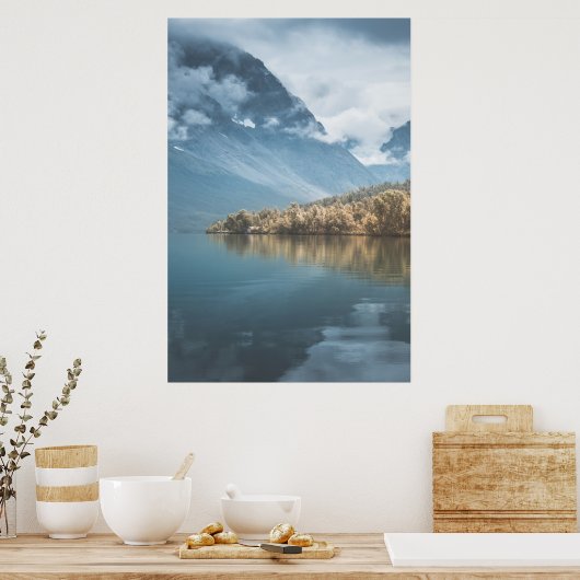 Landschaftsbild Nordnorwegen Poster (Küche)