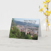 Landschaftsbild Personalisiert Vatertag Card Karte (Gelbe Blume)