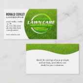 Landschaftsbild | Rasendienst Visitenkarte (Vorne/Hinten)