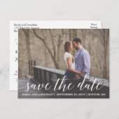 Landschaftsbild Save the Date Postkarte, Foto Postkarte (Vorne/Hinten)