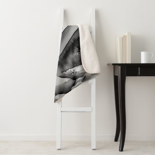 Landschaftsbild Schwarz-Weiß Sherpadecke (Beispiel)