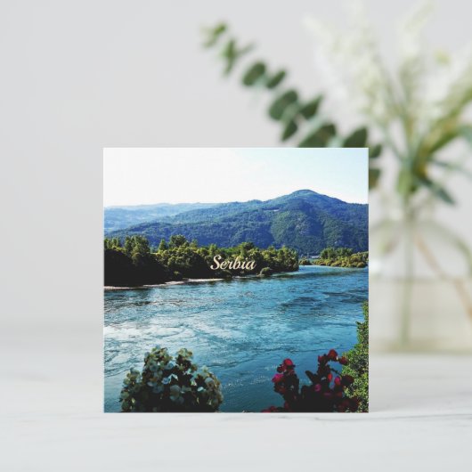 Landschaftsbild Serbiens (Stehend Vorderseite)