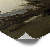 Landschaftsbild Vintage Moody Wall Art Poster (Ecke)