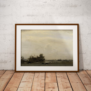 Landschaftsbild Vintage Moody Wall Art Poster