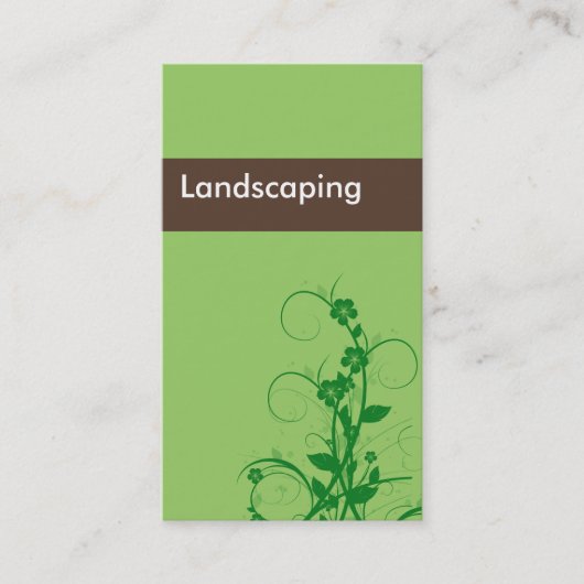 Landschaftsbild Visitenkarte (Vorderseite)