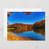 Landschaftsbild West Virginia Postkarte (Vorne/Hinten)