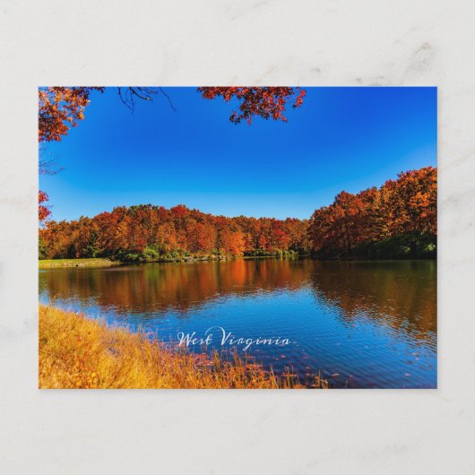 Landschaftsbild West Virginia Postkarte (Vorderseite)