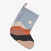 Landschaftsbilder Mitte des Jahrhunderts, minimali Kleiner Weihnachtsstrumpf (Vorderansicht (hängend))