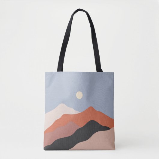 Landschaftsbilder Mitte des Jahrhunderts, minimali Tasche (Vorderseite)