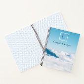 Landschaftsblatt Notizblock (Innenseite)