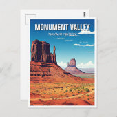 Landschaftsdenkmal Valle Navajo Nation Souvenir Postkarte (Vorne/Hinten)