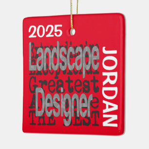 Landschaftsdesigner Extraordinaire CUSTOM Keramikornament
