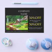 Landschaftsdesigner-Rasenpflege-Landschaft Flyer (Einzeln)