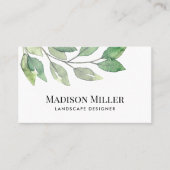 Landschaftsdesigner Visitenkarte (Vorderseite)