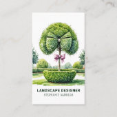 Landschaftsdesigner Visitenkarte (Vorderseite)