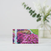 Landschaftsdesigner-Visitenkarte - kundengerecht Visitenkarte (Stehend Vorderseite)