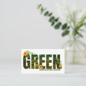 Landschaftsdesigner-Visitenkarte Visitenkarte (Stehend Vorderseite)