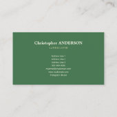 Landschaftsdienst Visitenkarte (Rückseite)