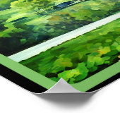 Landschaftsdruck, Werteplakatpapier (Matte) Poster (Ecke)