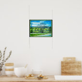 Landschaftsdruck, Werteplakatpapier (Matte) Poster (Küche)