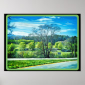 Landschaftsdruck, Werteplakatpapier (Matte) Poster (Vorne)