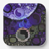 Landschaftseffekt & Paisley-Formen 2.10.23.4 Pappteller (Vorderseite)