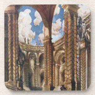 Landschaftsentwurf für den Betrothal, vom Schlafen Untersetzer