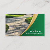 Landschaftsexperten Visitenkarte (Vorderseite)