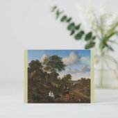 Landschaftsfamilie Postcard Postkarte (Stehend Vorderseite)