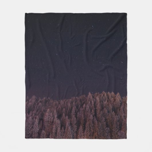 LANDSCHAFTSFOTO DER BÄUME FLEECEDECKE (Vorderseite)