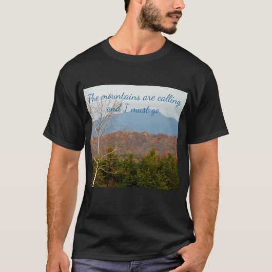 LandschaftsFoto Shenandoah blaues Ridge-Bergva T-Shirt (Vorderseite)