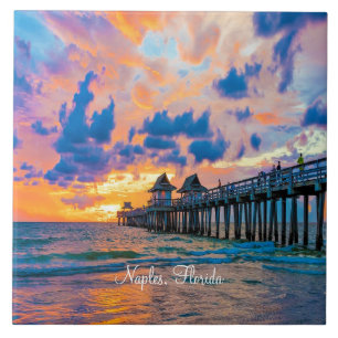 Landschaftsfoto von Naples, Florida, Fliese