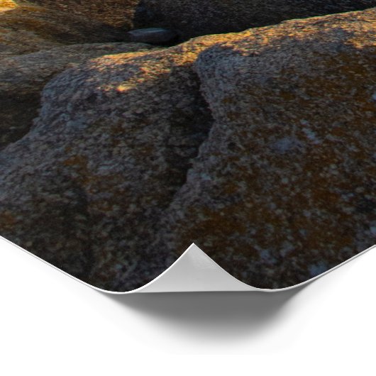 Landschaftsfotografie an der Küste Poster (Ecke)