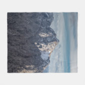 LANDSCHAFTSFOTOGRAFIE DER BERGE FLEECEDECKE (Vorderseite (Horizontal))