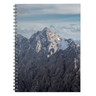 LANDSCHAFTSFOTOGRAFIE DER BERGE NOTIZBLOCK