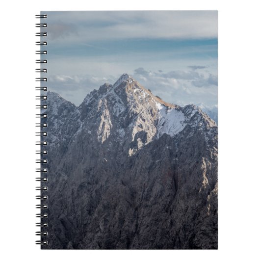 LANDSCHAFTSFOTOGRAFIE DER BERGE NOTIZBLOCK (Vorderseite)