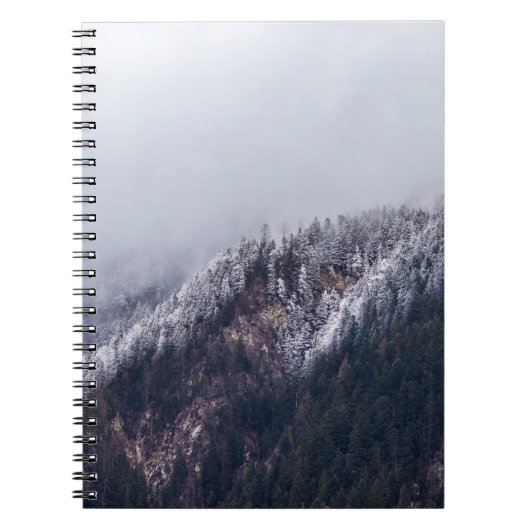 LANDSCHAFTSFOTOGRAFIE DES BERGES NOTIZBLOCK (Vorderseite)