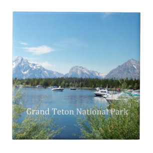 Landschaftsfotografie des Grand Teton Nationalpark Fliese