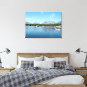 Landschaftsfotografie des Grand Teton Nationalpark Leinwanddruck (Insitu (Schlafzimmer))