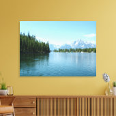 Landschaftsfotografie des Grand Teton Nationalpark Leinwanddruck (Insitu (Wohnzimmer))